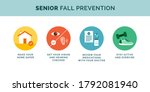 senior fall prevention tips... | Shutterstock .eps vector #1792081940