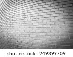 Perspective White Brick Wall...