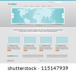 website template | Shutterstock .eps vector #115147939