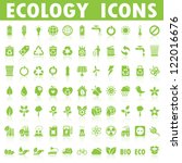 ecology icons | Shutterstock .eps vector #122016676