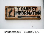 Wooden Sign Of Tourist...