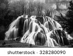 Waterfall Of Tufs Near The Jura ...