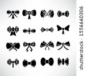 bow tie icons vector... | Shutterstock .eps vector #1556660306