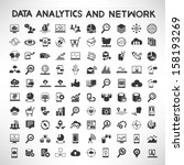 data analytic and social... | Shutterstock .eps vector #158193269