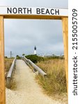 North Beach Sign And Boardwalk...