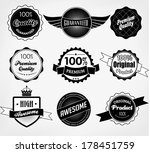 set of premium quality and... | Shutterstock . vector #178451759