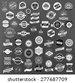 set of retro vintage labels ... | Shutterstock .eps vector #277687709