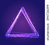 triangles abstract background.... | Shutterstock .eps vector #394726399
