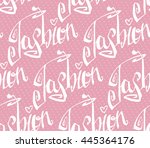 seamless texture with... | Shutterstock .eps vector #445364176