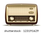 Old Radio. Realistic...