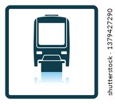 monorail  icon front view.... | Shutterstock .eps vector #1379427290
