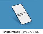 modern realistic blue mockup... | Shutterstock .eps vector #1916773433