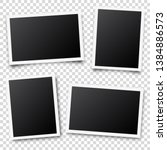 photo card frame film set.... | Shutterstock .eps vector #1384886573