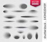 vector shadows set on... | Shutterstock .eps vector #1434020459