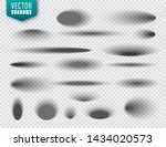 vector shadows set on... | Shutterstock .eps vector #1434020573