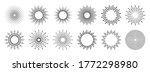 vintage sunburst collection.... | Shutterstock .eps vector #1772298980