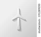 wind turbine icon  eco concept | Shutterstock . vector #191289050