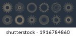 vintage sunburst collection.... | Shutterstock .eps vector #1916784860