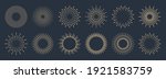 vintage sunburst collection.... | Shutterstock .eps vector #1921583759