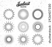 vintage grunge sunburst... | Shutterstock .eps vector #1926407330