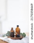 essential oils in glass dark... | Shutterstock . vector #2170358669