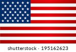 flag of usa. vector | Shutterstock .eps vector #195162623