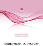 vector abstract pink curved... | Shutterstock .eps vector #270951929