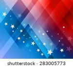 fireworks background for 4th of ... | Shutterstock .eps vector #283005773