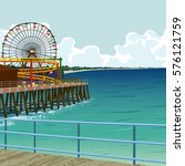 Amusement Park On The Pier In...