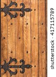Aged Shutters Door Board With...