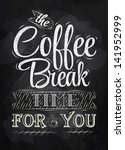 Poster Lettering The Coffee...