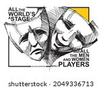 Comedy Tragedy Masks. Theatre...