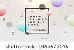 geometric abstract background... | Shutterstock .eps vector #1065675146