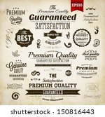 retro elements collection for... | Shutterstock .eps vector #150816443