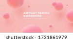 abstract pink background with... | Shutterstock .eps vector #1731861979