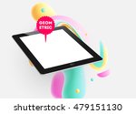 abstract vector background with ... | Shutterstock .eps vector #479151130