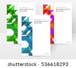geometric background template... | Shutterstock .eps vector #536618293