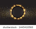 background with gold spangles ... | Shutterstock .eps vector #1445410583