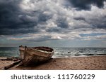 An Old Fishing Boat On The...