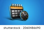 calendar and clock. date and... | Shutterstock .eps vector #2060486690