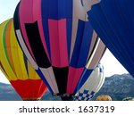 hot air balloons beginning... | Shutterstock . vector #1637319