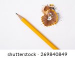 Pencil Isolated On White...