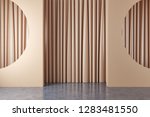 interior of empty room with... | Shutterstock . vector #1283481550