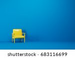 Bright Yellow Armchair Is...