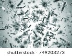 Gray bacteria and viruses of...