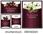 collection of floral... | Shutterstock .eps vector #38046064