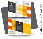 brochure design  geometric... | Shutterstock .eps vector #451764160
