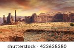 Monument Valley Landscape In...