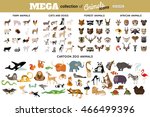 huge collection of funny... | Shutterstock .eps vector #466499396