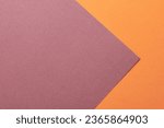 Rough kraft paper background, paper texture orange burgundy colors. Mockup with copy space for text